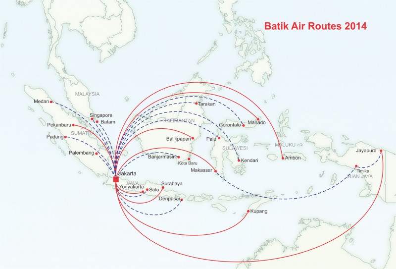 BATIK  AIR  Rute  Baru  Jakarta ke Timika  Tiket Pesawat Promo